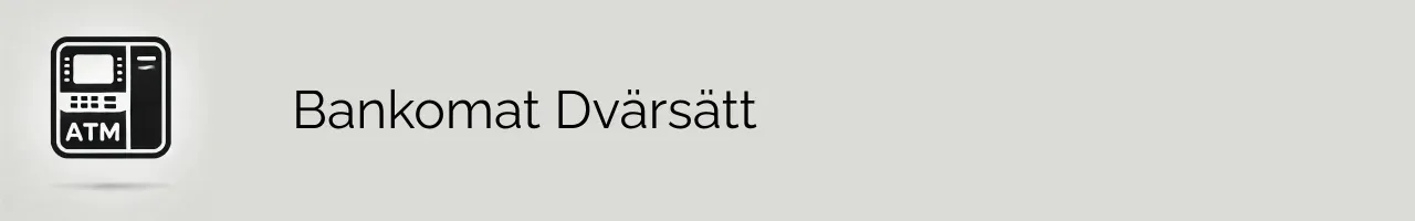 Bankomat Dvärsätt