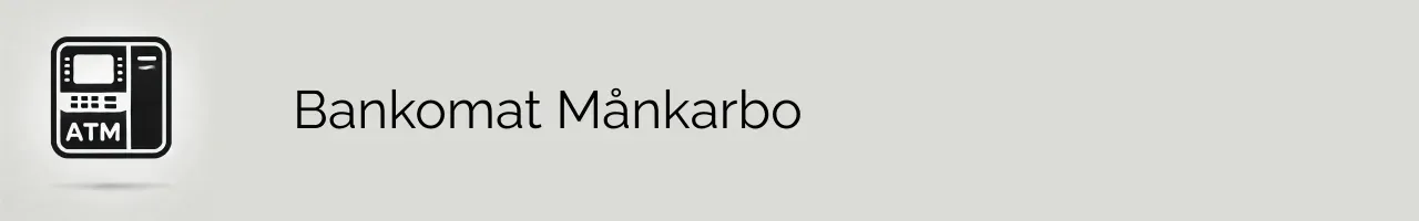 Bankomat Månkarbo